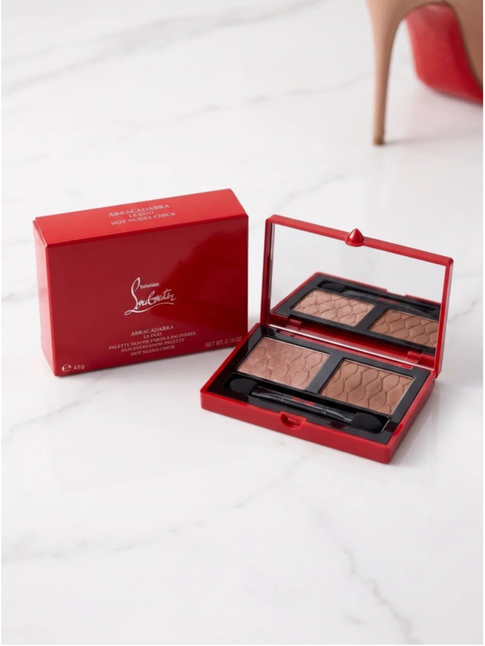 Louboutin Eyeshadow Abracadabra Hot Nudes Chick Duo Palette - .016 oz